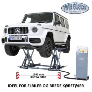 Mobil sakselift 3500 kg TwinBusch TWS3510E til autoværksted