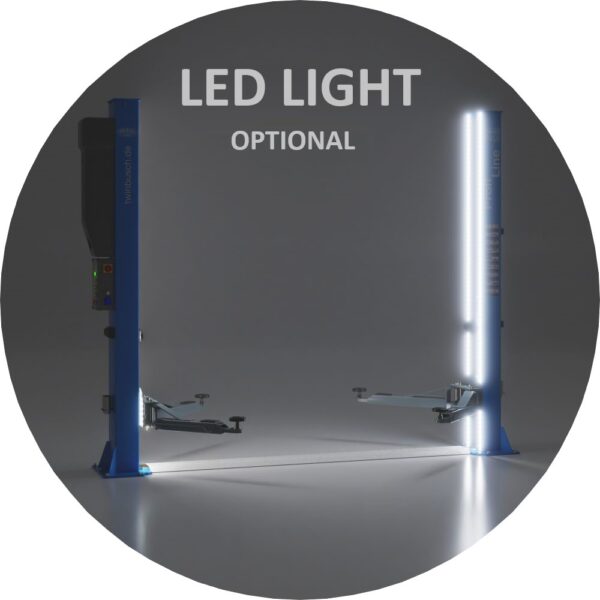 LED 2 søjlet lift bundramme_OPTIONAL