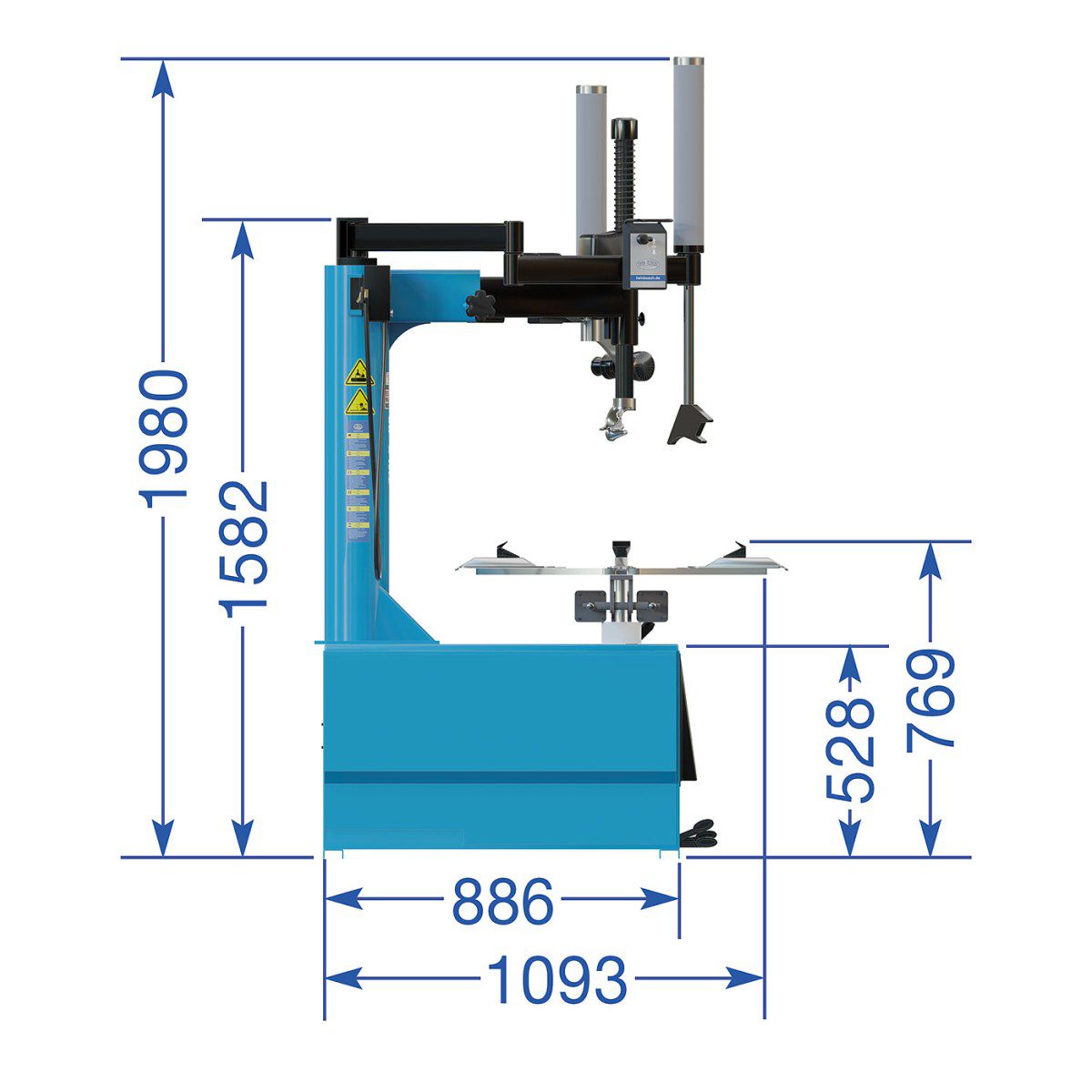 TWX-98 billede måltegning