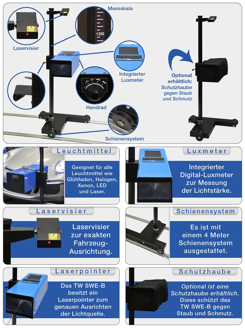 Lygteapparat TWSWE-B beskrivelse
